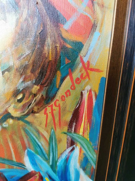 Obraz olejny "Ewa" Sylwia Gondeck 2017