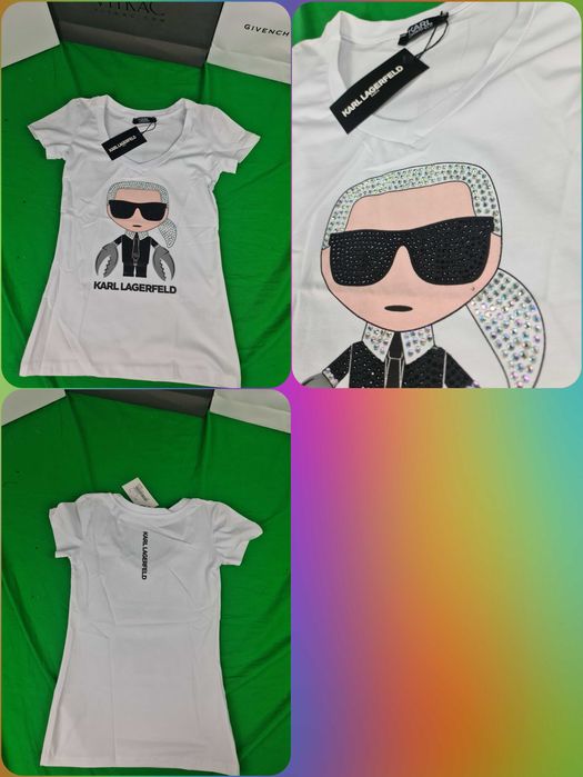 Koszulka karl Shirt koszulki tommy hilfiger damskie ck Premium