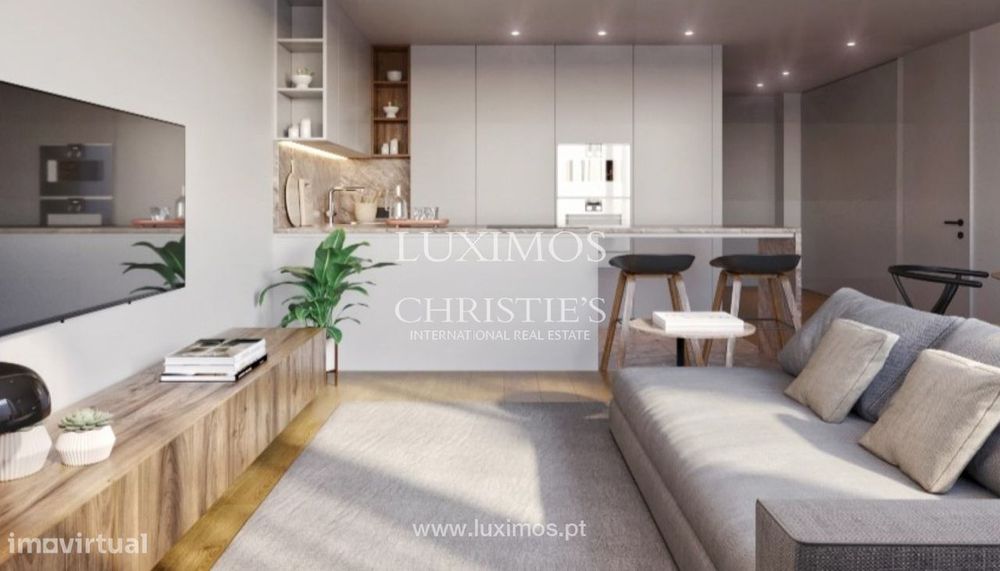Apartamento T3 novo com varanda à venda em Vila Nova de Gaia