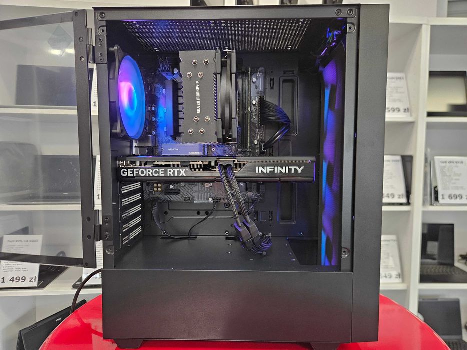 Nowy Komputer Gamingowy Ryzen 7 8700F 2TB 32GB RTX 5070 12gb FV23 RATY