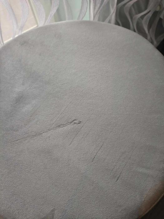 Pufa tapicerowana nowoczesna szara WADY