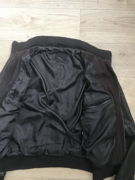 Шкіряна куртка Zara, чоловіча