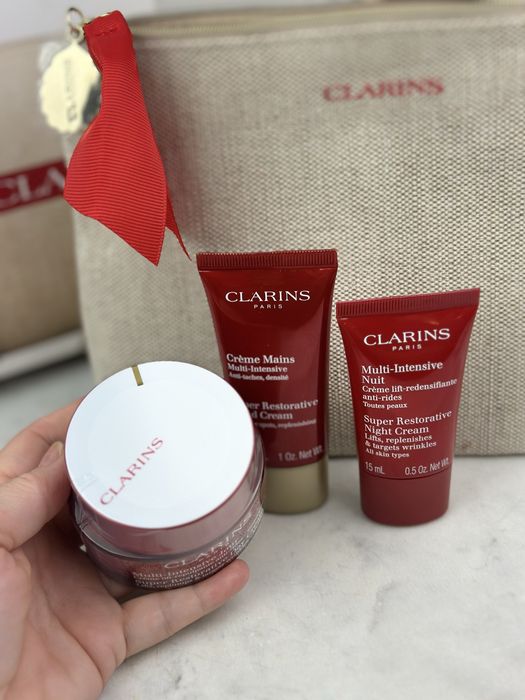 Clarins Restorative zestaw kosmetyków na prezent boże narodzenie