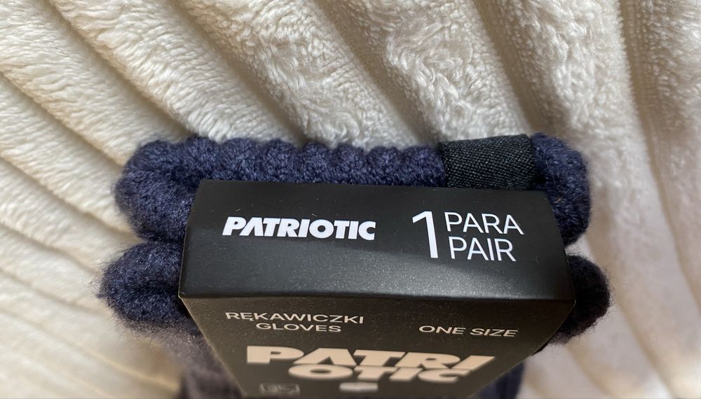 Patriotic Rękawiczki Zimowe Pięciopalczaste Uniwersalny Rozmiar