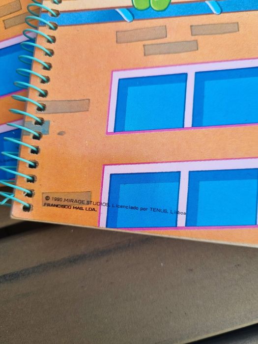 TMNT Teenage Mutant Ninja Turtles Tartarugas Ninja cadernos escolares