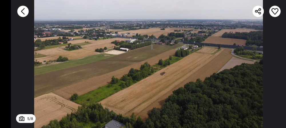 Działka budowlana Kazimierzówka - inwestycyjna - Widok 2