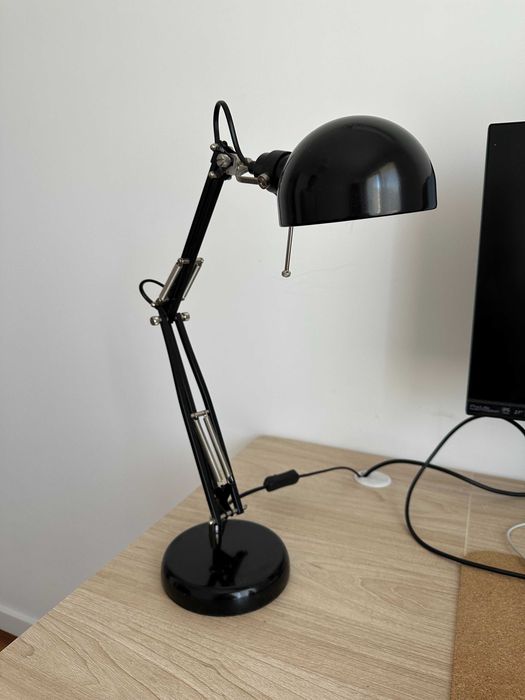 Candeeiro de Secretária IKEA FORSÅ – Preto