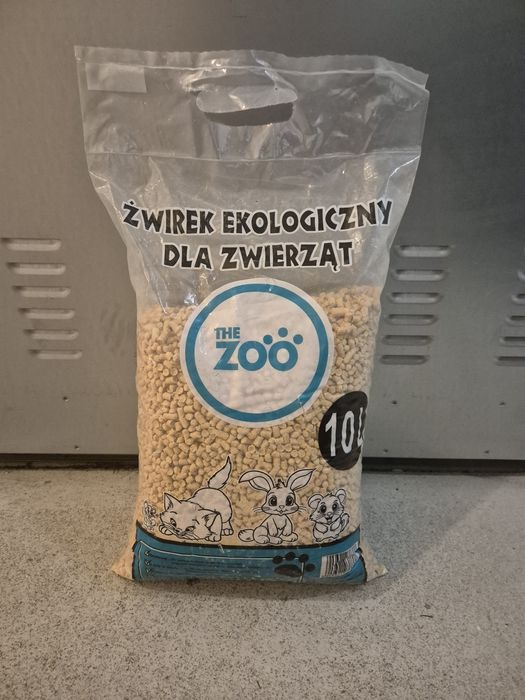 Żwirek drewniany pellet ściółka dla kota, królika, gryzoni 10 l The Zoo