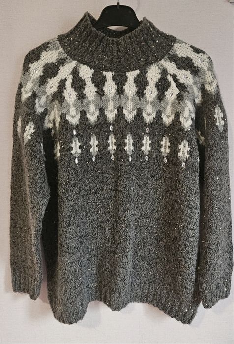 Sweter  szary polgolf