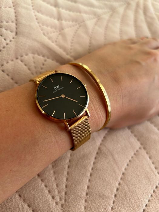 Zegarek damski złoty + bransoletka Daniel Wellington