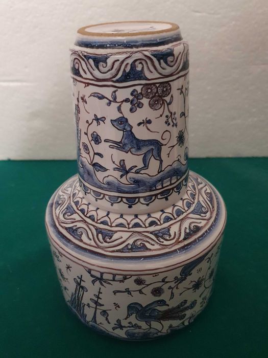 Garrafa e Copo de Cerâmica, Arcer, Coimbra, Séc. XVII