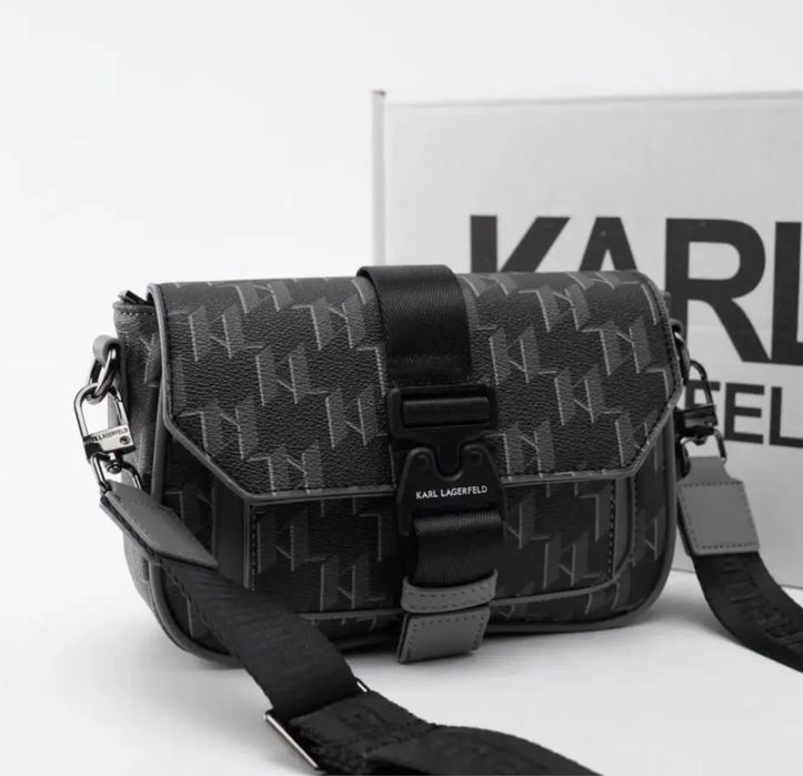 Сумка karl lagerfeld чоловіча через плече Карл Лагерфельд месенджер