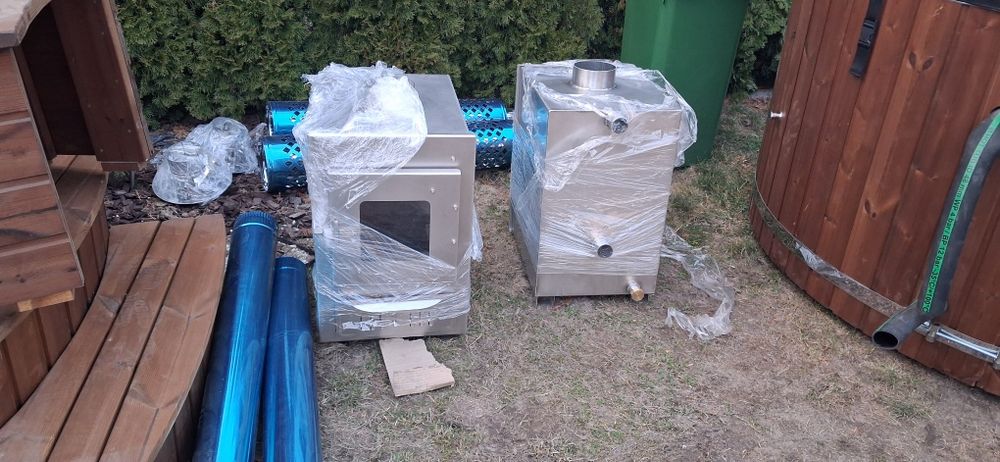 Nowa balia ogrodowe z jacuzzi ruska bania