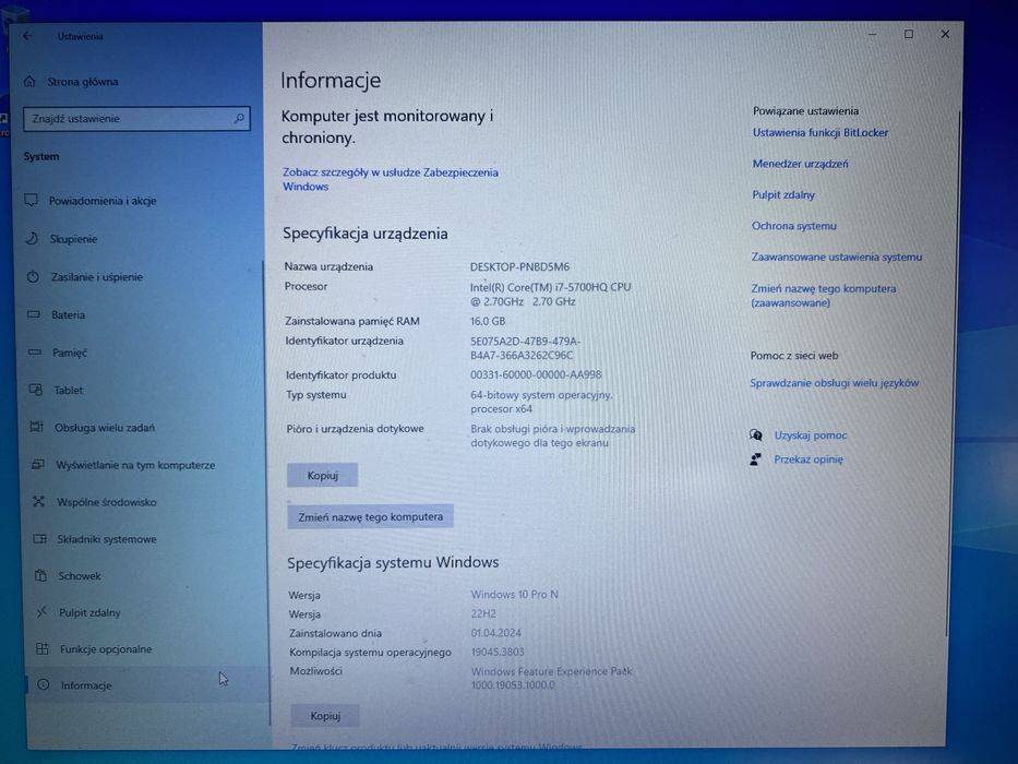 Laptop MSI i7 NVIDIA gtx960m