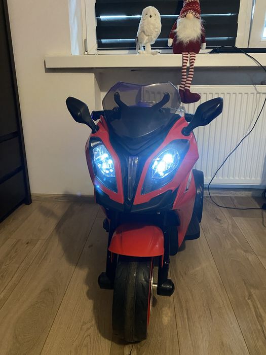 DUŻY MOTOR motorek motocykl na akumulator STREET RACER HIT