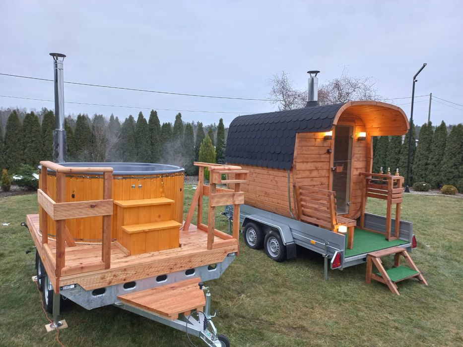Mobilna sauna, jacuzzi, bania