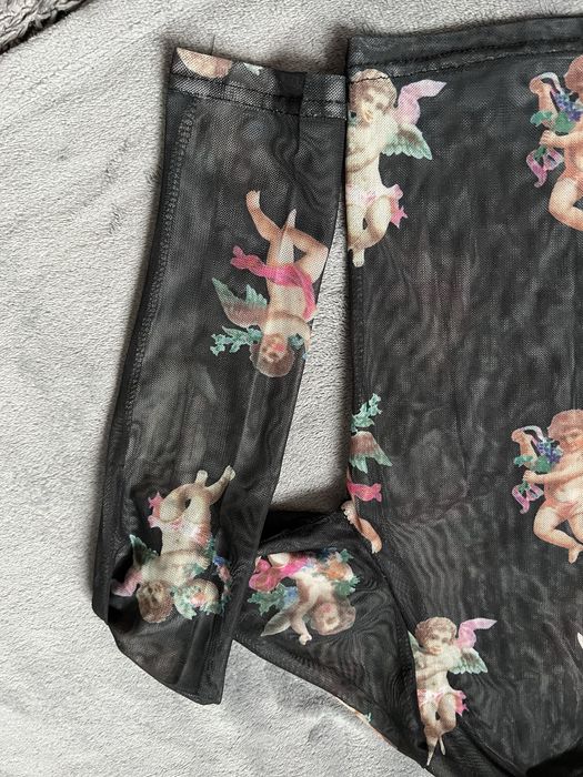 Przeźroczysty top