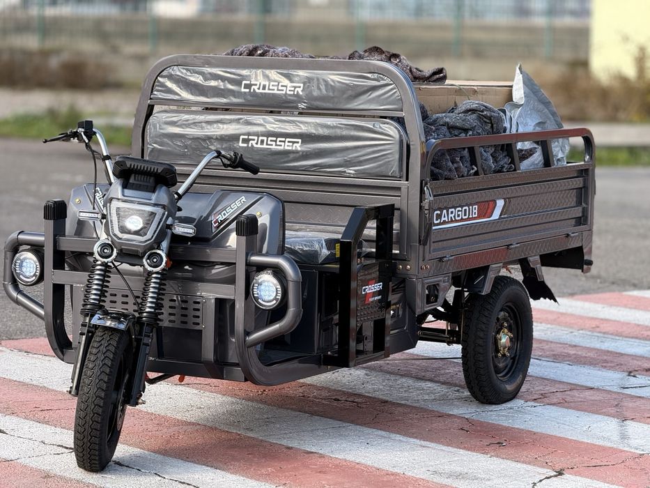 Електротрицикл вантажний Crosser CARGO 18 муравей трицикл Одеса