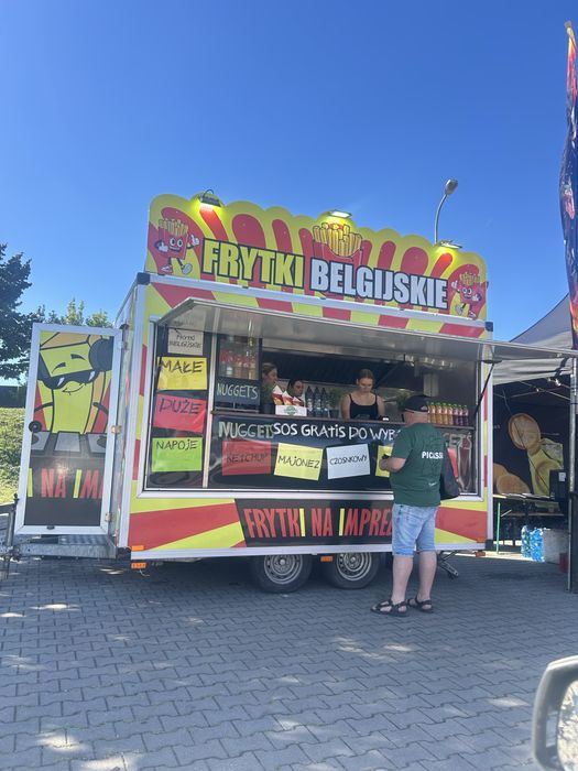 Przyczepa gastronomiczna frytka belgijska