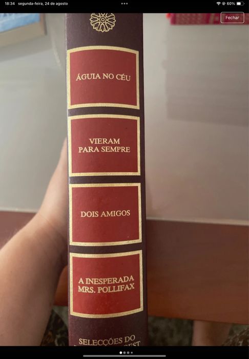 Conjunto de 20 livros de história, ciências, dicionário e outros