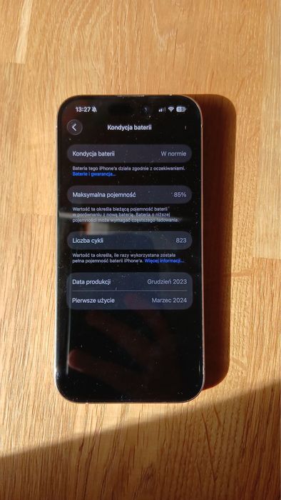 iPhone 15 Pro 128 GB – idealny stan