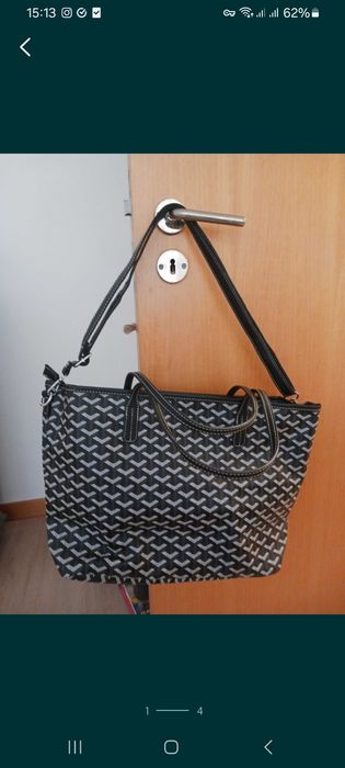 Mala com Padrão Preto & Branco