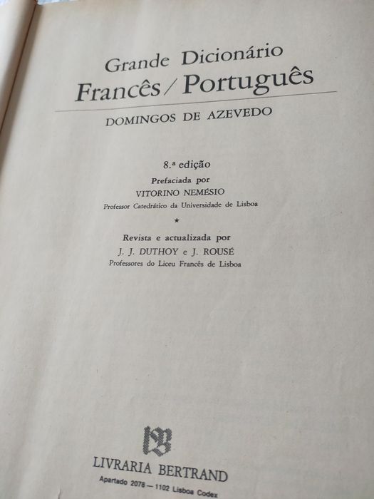 Dicionário Domingos de Azevedo