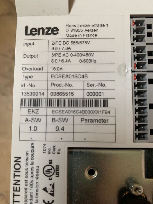 Falownik LENZE!!!