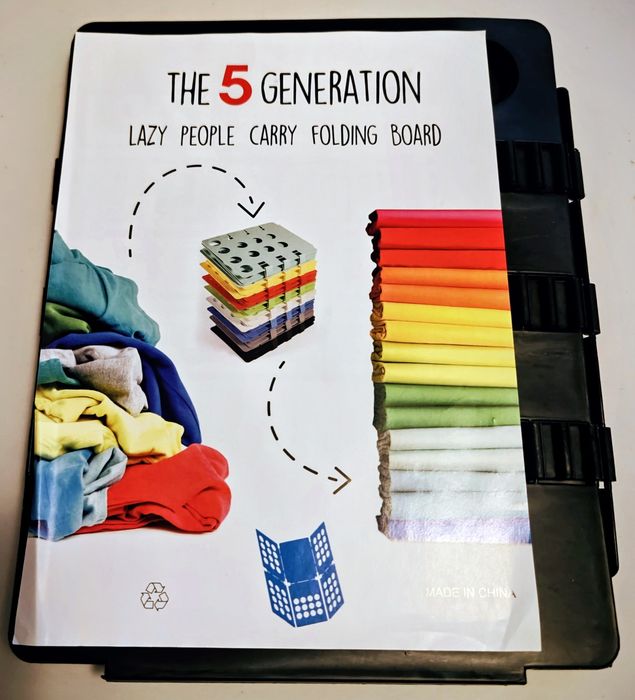 Deska do składania ubrań koszul bluz rozmiar L