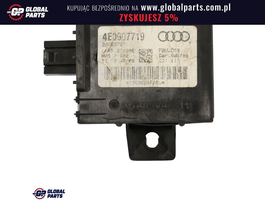 Audi A8 S8 D3 Moduł Sterownik Komputer Alarmu Odholowania 4E