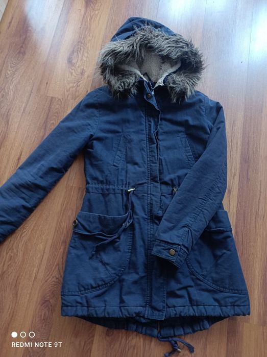 Parka granatowa rozmiar 38,40