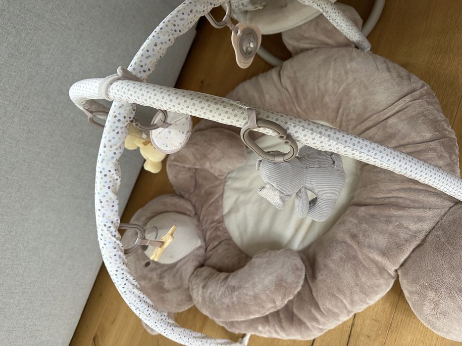 Huśtawka fisher price starlite swing + mata duży miś
