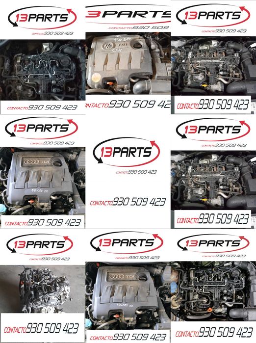 Diversos Motores VW Seat Audi Skoda VAG 1.6 TDi CAYA CAYB CAYC CAYD