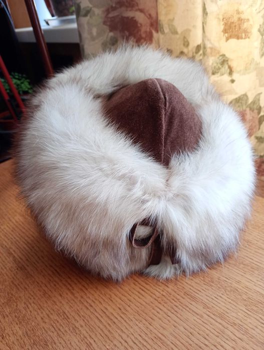 Шапка натуральный мех (Песец