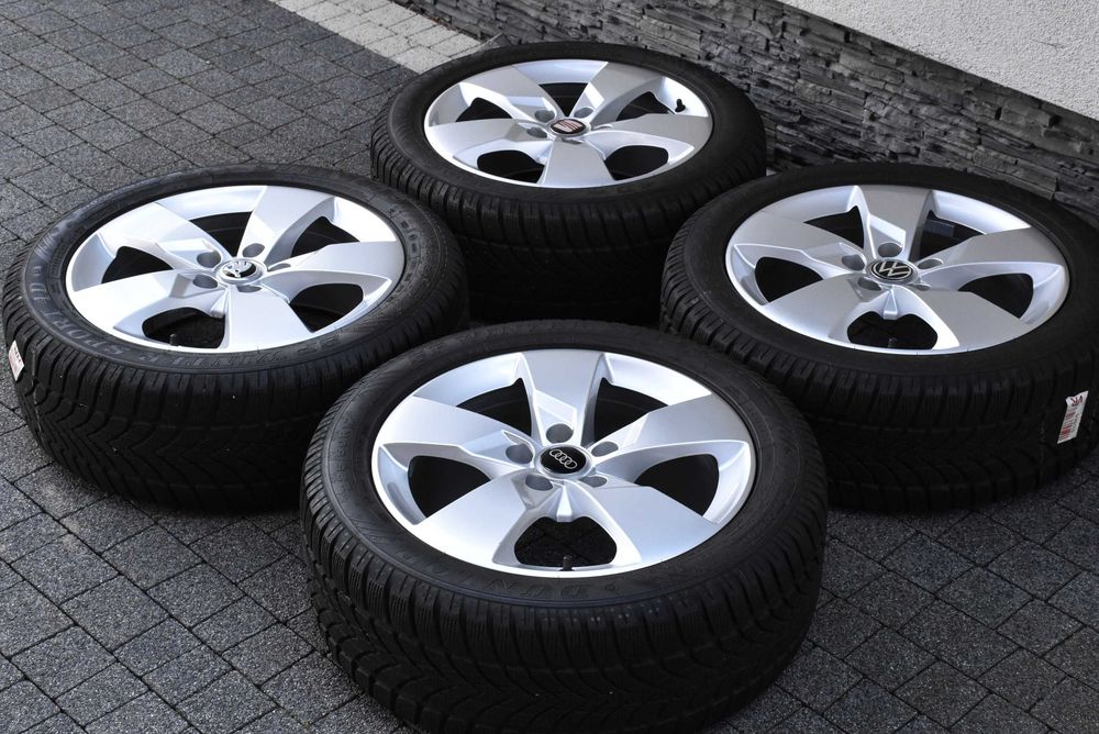 OEM Felgi AUDI A3 8P 8V A4 B5 B6 B7 Q2 VW Golf Passat T-Roc Seat Leon Skoda Octavia 17"