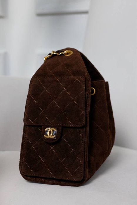 Сумка Chanel 25 Small шоколадна