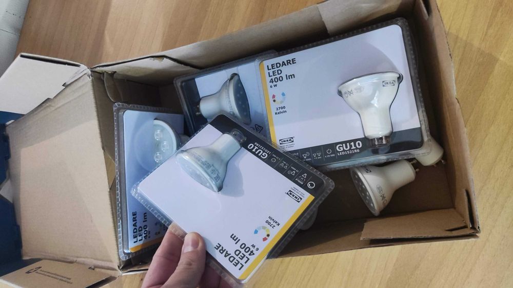 Pack Lampadas Ikea LEDARE 400lm GU10