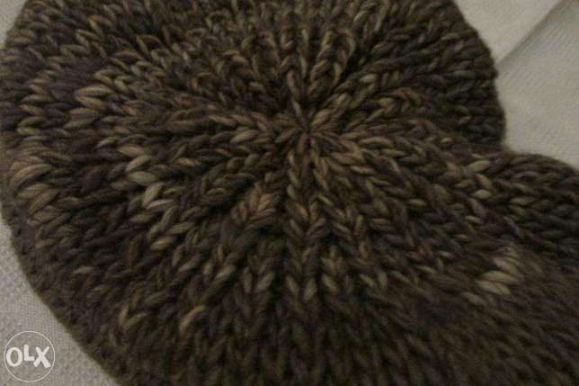 Gorro cinzento de lã
