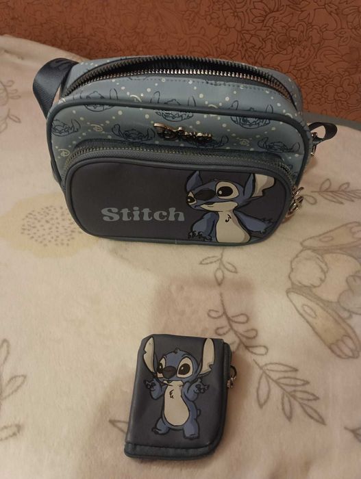 Bolsa tira-colo do Stitch