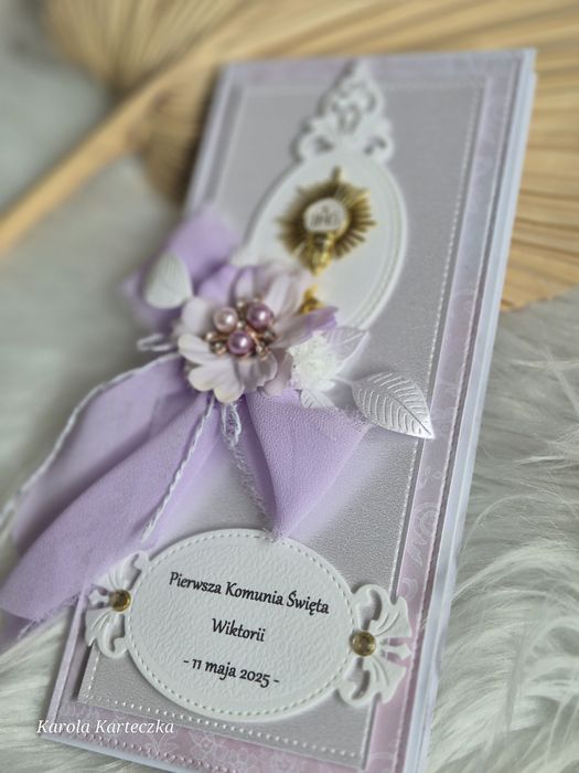 Kartka komunijna, IHS