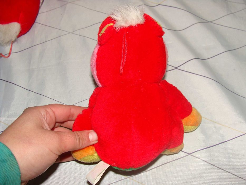 Diversos Peluches -Urso Roxo, Coelho Verde, Macaco Vermelho
