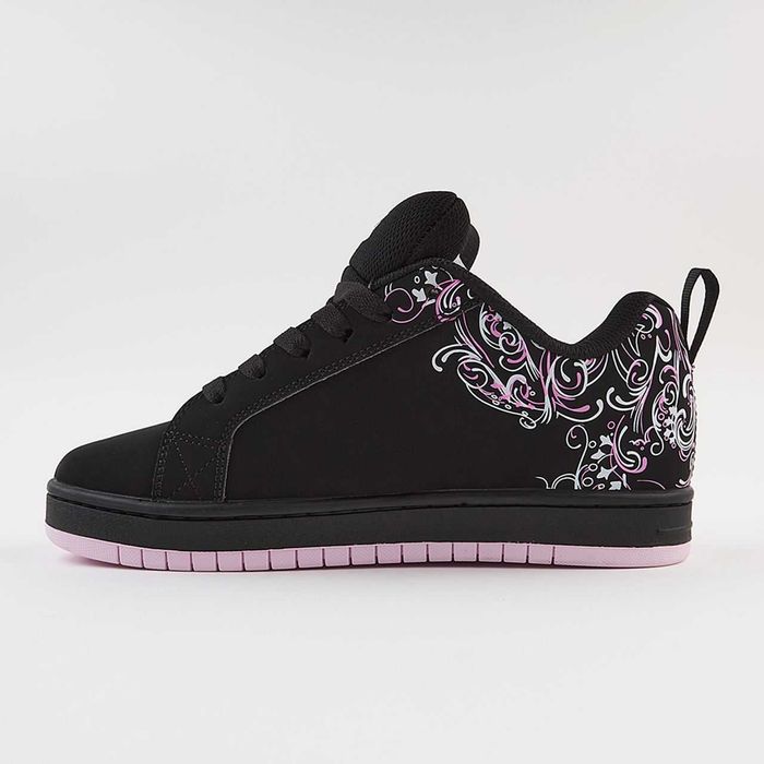 Жіночі кросівки DC Court Graffik "Black Pink Sabbath" Розміри 36-41