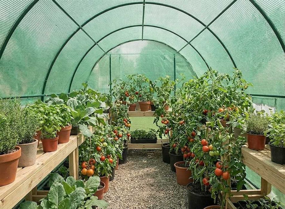 Парник теплица, для сада! 6–36 м² тунельна! метал, два входи!