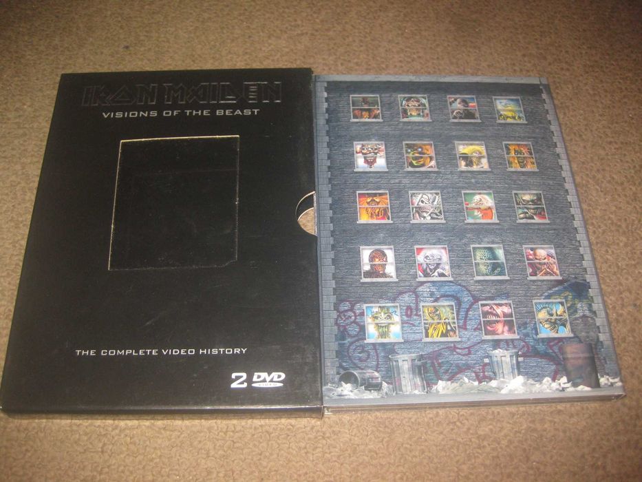 Iron Maiden "Visions of the Beast" numa Edição Especial com 2 DVDs em Digipack!