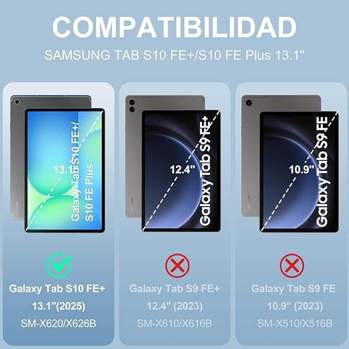 Klawiatura i etui do tabletu Samsung Tab S10 FE+/S10 FE Plus 13,1"