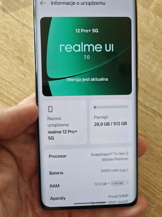 Realme 12 PRO+ 12/512 kpl.gwarancja