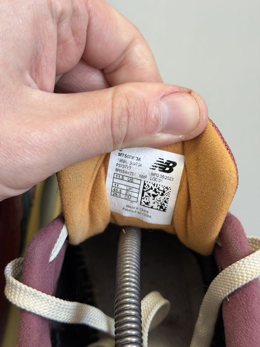 New Balance 580 Washed Burgundy 990 574 2002 45.5(29.5cm)