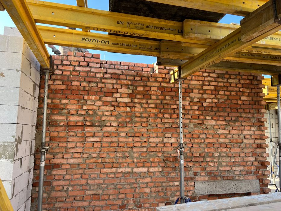 Кладка блоку , кладка перестінків з блоку