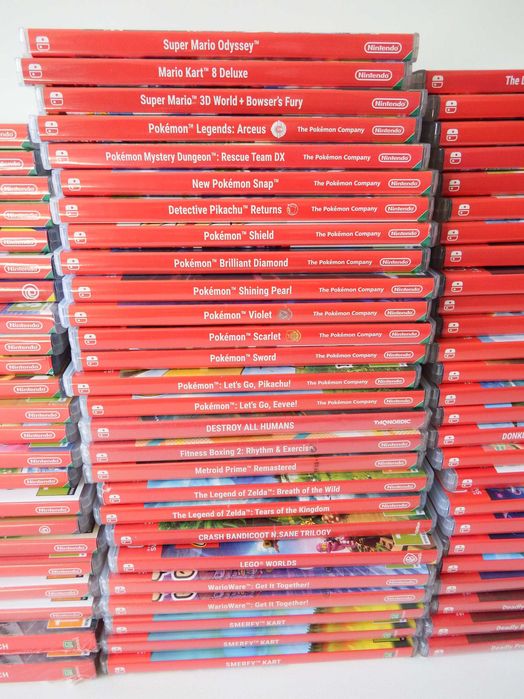 GRY Nintendo SWITCH Gostynin MARIO ZELAD pokemony Wiedźmin Smerfy !