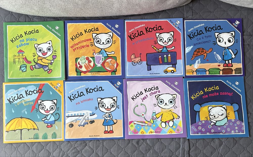 Kicia Kocia zestaw 8 książek